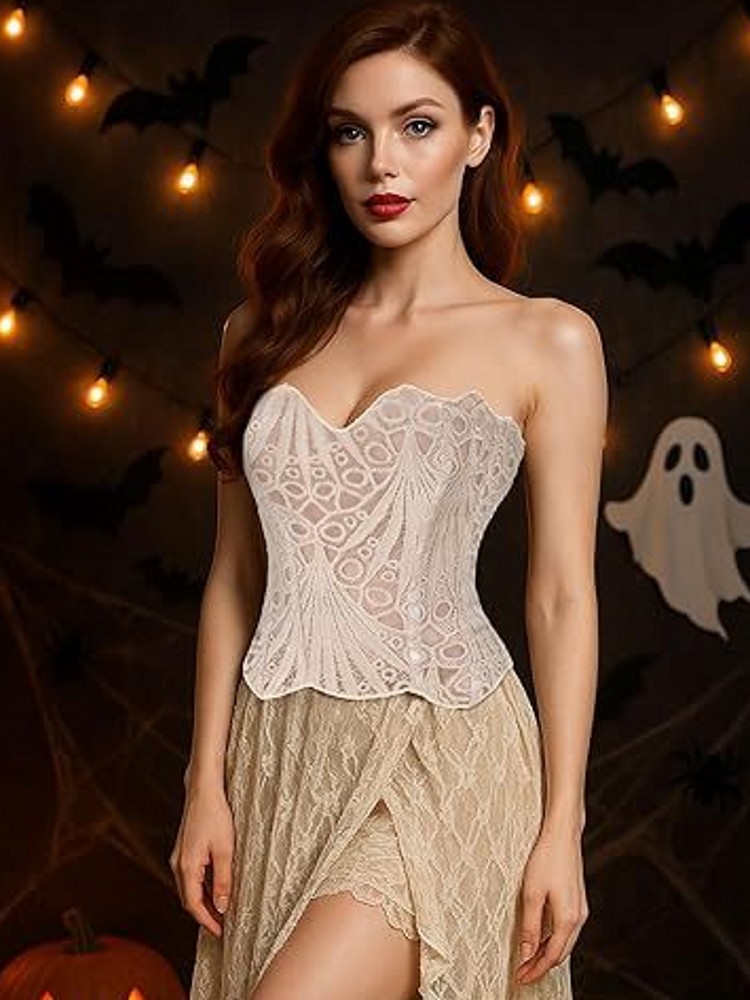 Cami Top Lace - Spitze Weibliche Korsett Top Frauen Camis