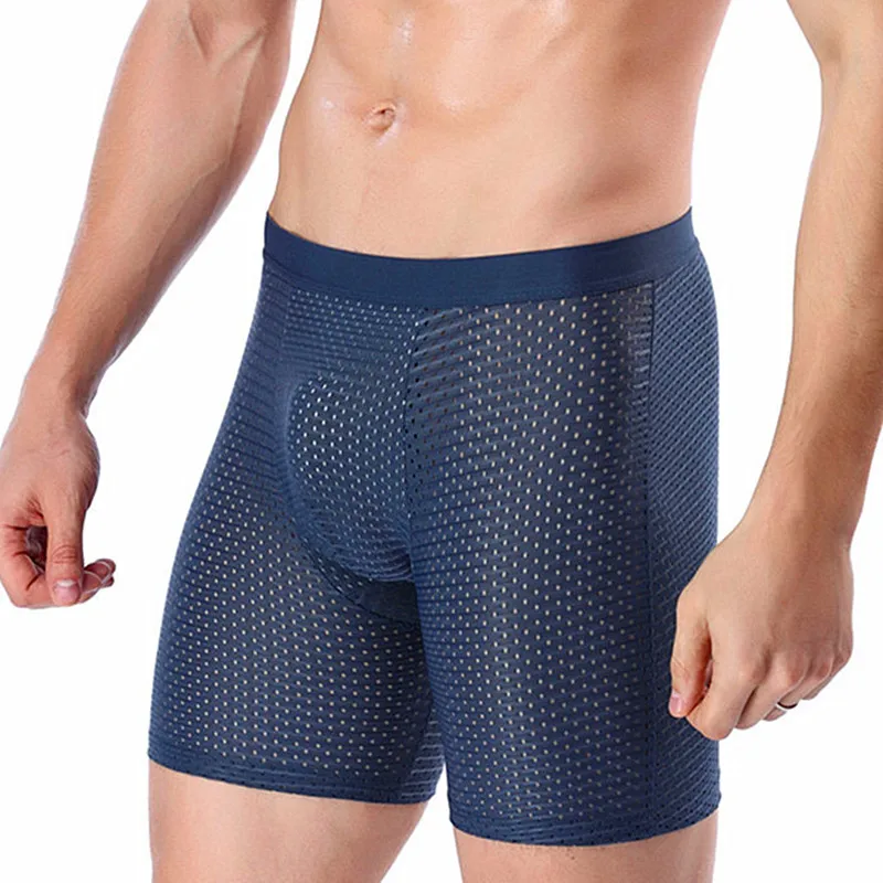 Boyshort Underwear - 2025 Boxershorts Mann Eis Seide Shorts