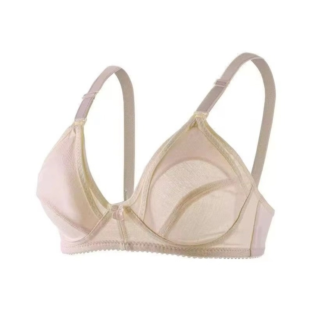 Nursing Bra Sleep - Baumwoll-Schwangerschafts-Still-BH ohne Bügel, Übergröße, mit offener