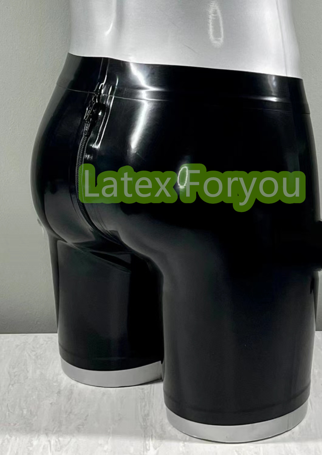Boyshort Underwear - Handgemachte Fetisch Slim Fit Naturlatex Männer