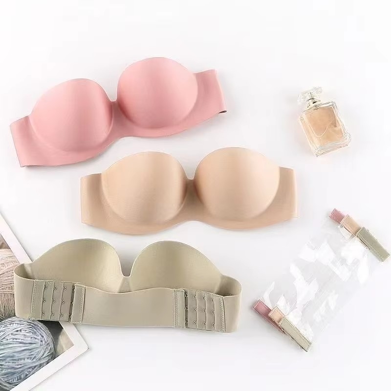 Strapless Bra Backless - Sexy trägerloser Push-Up-BH für Damen, nahtlose,