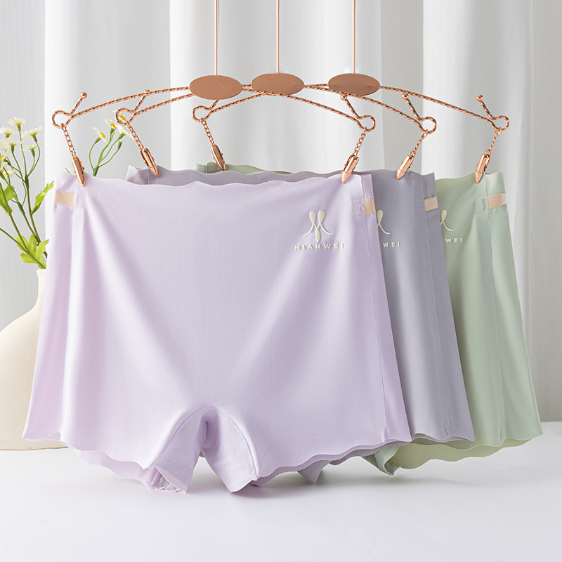 Boyshort Underwear - Sommer Frauen nahtlose Eis Seide Sicherheit