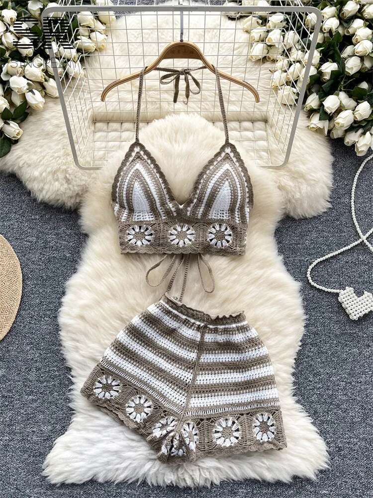 Strand Urlaub Stricken 2 stück – Cami Top Lace Bewertung und Preis