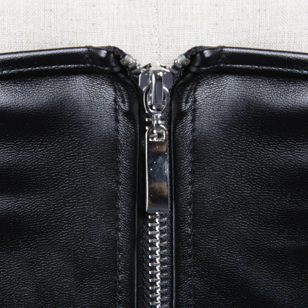 Schwarzes kurzes Reißverschlus – Corset Waist Cinch Bewertung und Preis