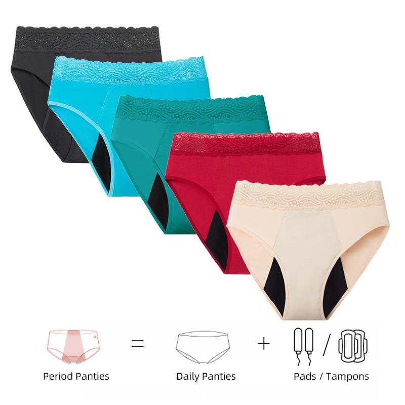 Baumwollbequeme, umweltfreundl – Period Panty Absorbent Bewertung und Preis