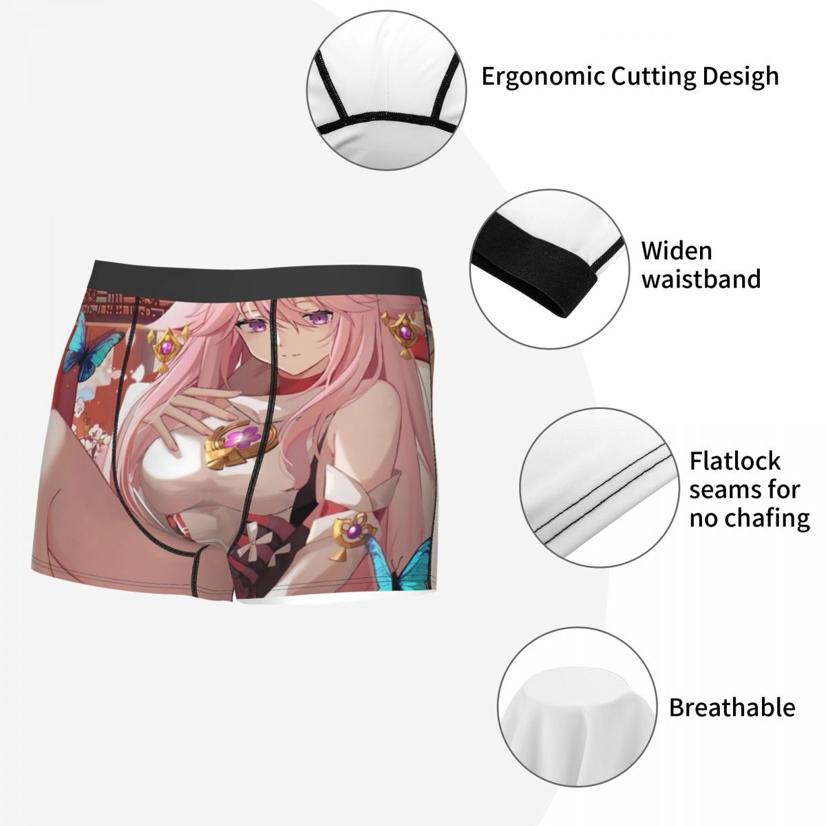 Genshin Impact Yae Miko Boxers – Boyshort Underwear Bewertung und Preis