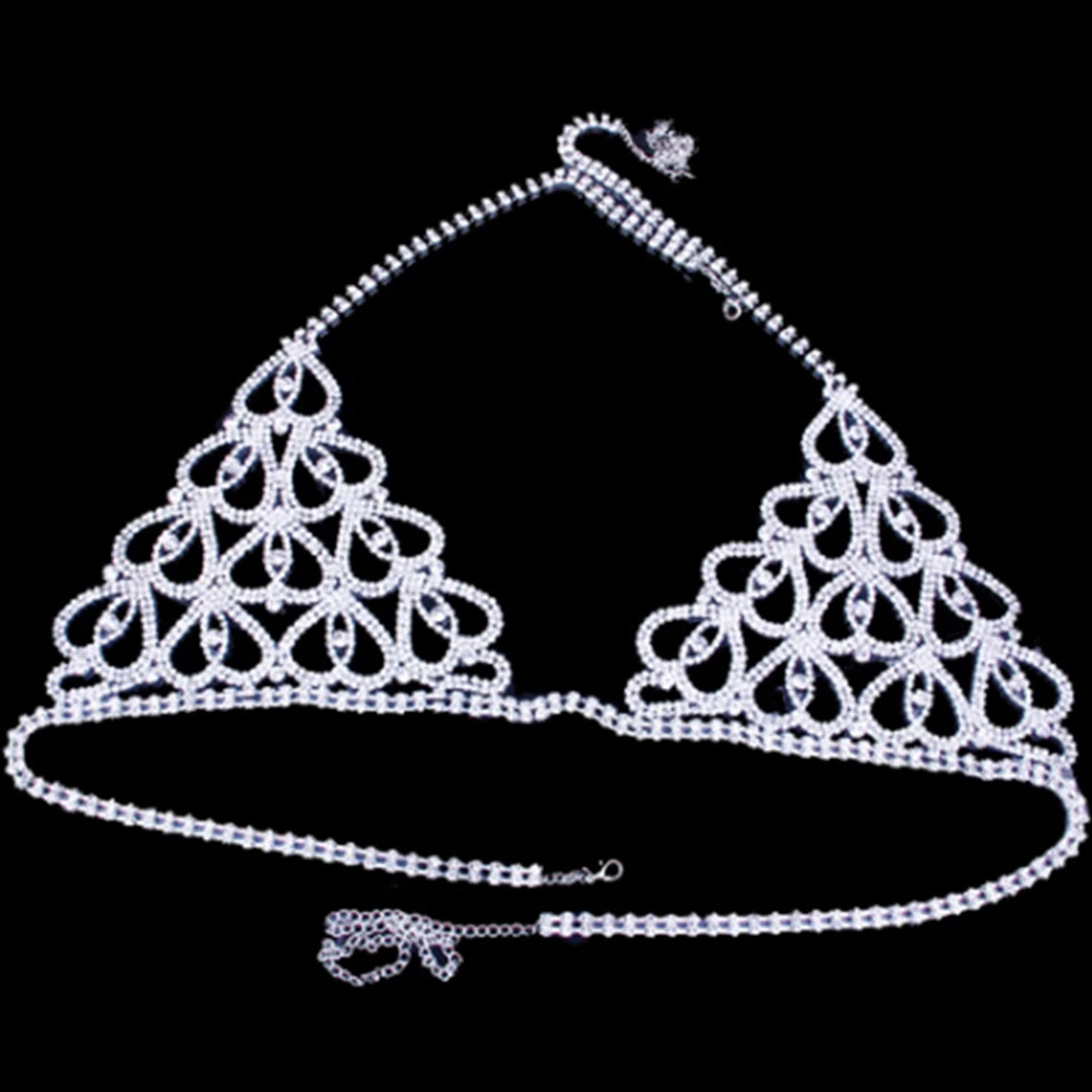Mode Strass Herz Bh Tanga Set  – Thong Bikini Women Bewertung und Preis